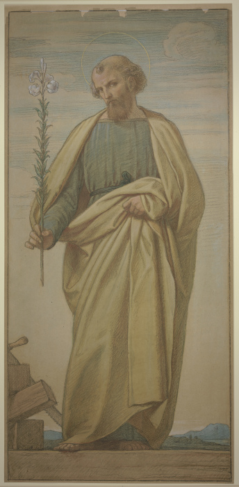 Der Heilige Joseph mit dem Lilienstab from Edward von Steinle