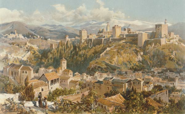 View of the Alhambra , Compton from Edward Thomas Compton