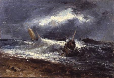 Storm Scene from Edwin Hayes
