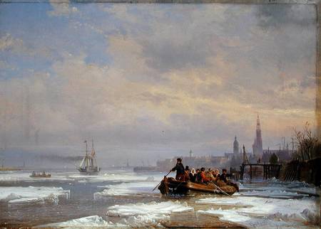 Ship in Ice from Egidius Linnig