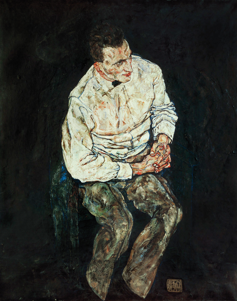Portrait Karl Grünwald from Egon Schiele