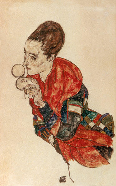 Portrait of the actress Marga Boerner from Egon Schiele