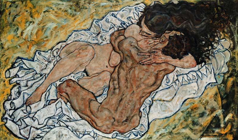 Embrace (lovers ll) from Egon Schiele