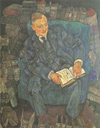 Portrait Dr. Hugo Koller from Egon Schiele