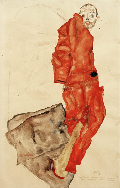 Is impede the artist germinating life is called a crime, it murder! from Egon Schiele
