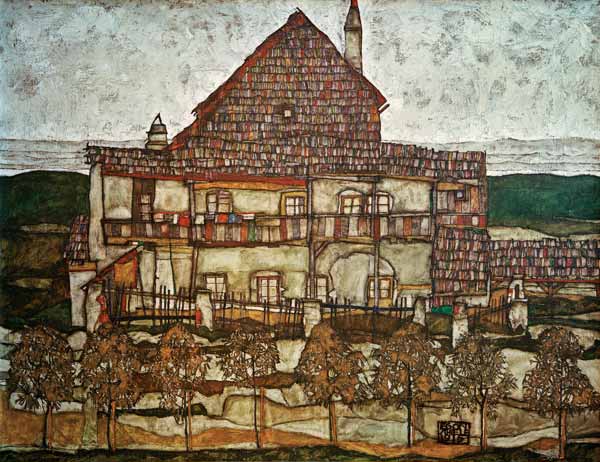 House with Shingle Roof (Old House II) from Egon Schiele