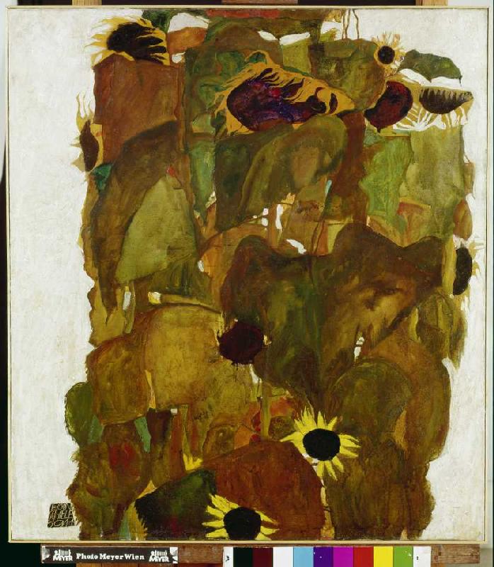 Sonnenblumen from Egon Schiele