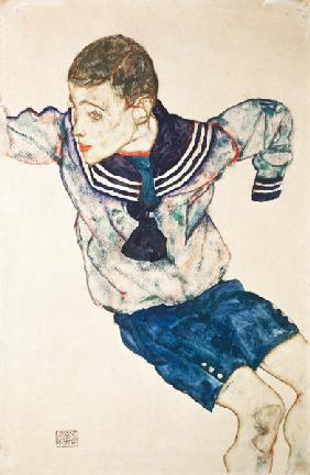 Boy in sailor suit