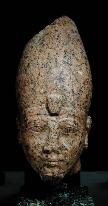 Head of Hatshepsut (c.1473-c.1458 BC) or Tuthmosis II (c.1491-c.1479) New Kingdom from Egyptian