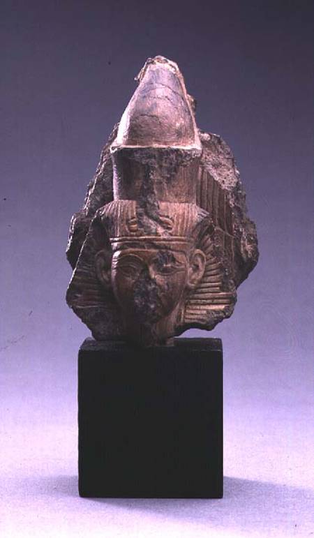 Head of a king, protected from Egyptian