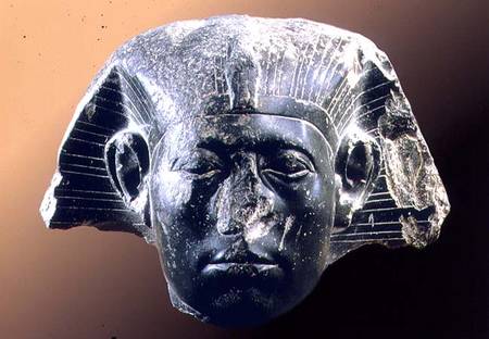 Portrait head of Sesostris III (1878-43 BC) from a sphinx from Egyptian