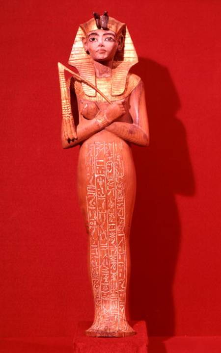 Shabti figure of the king from the Tomb of Tutankhamun (c.1370-1352 BC) New Kingdom from Egyptian