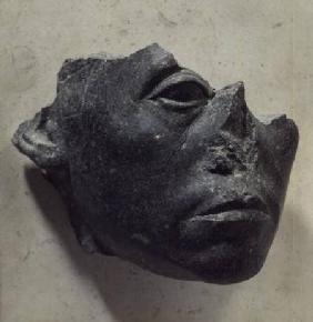 Fragment of a statue of Sesostris III (c.1836-1817 BC) as an old man, Middle Kingdom
