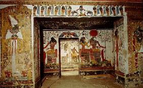 Two rooms from the Tomb of Nefertari (photo)