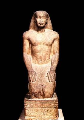 Statue of Nakhtorheb kneeling, Saite Period