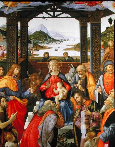 Adoration of the Magi from  (eigentl. Domenico Tommaso Bigordi) Ghirlandaio Domenico
