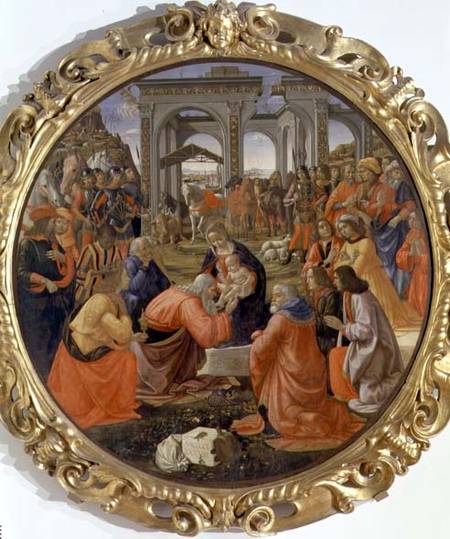 The Adoration of the Magi from  (eigentl. Domenico Tommaso Bigordi) Ghirlandaio Domenico