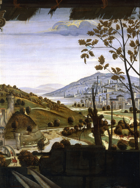 Adorat.o.th.Shep.,Landsc. from  (eigentl. Domenico Tommaso Bigordi) Ghirlandaio Domenico