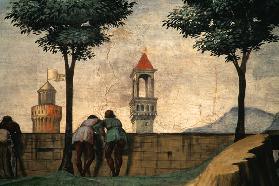 Men Looking over a Wall, from the Visitation