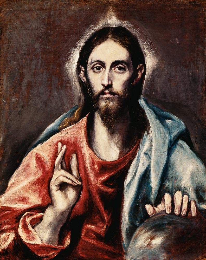Redeemer of the World from El Greco (aka Dominikos Theotokopulos)