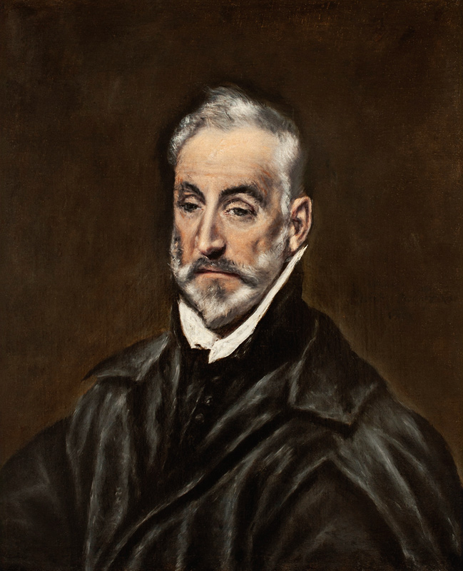 Portrait of Antonio de Covarrubias y Leiva from El Greco (aka Dominikos Theotokopulos)