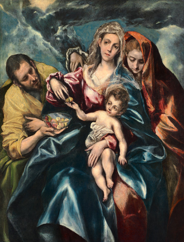 The Holy Family with Mary Magdalen from El Greco (aka Dominikos Theotokopulos)
