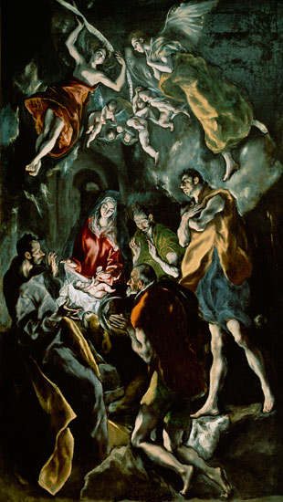 The Adoration of the Shepherds, from the Santo Domingo el Antiguo Altarpiece from El Greco (aka Dominikos Theotokopulos)