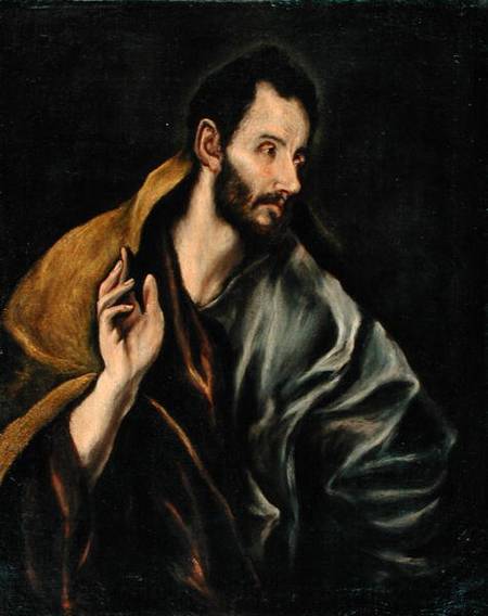 The Apostle Thomas from El Greco (aka Dominikos Theotokopulos)