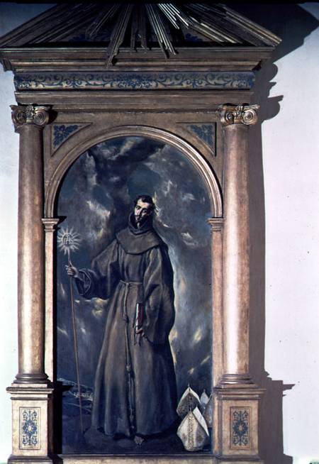 St. Bernardino of Siena from El Greco (aka Dominikos Theotokopulos)