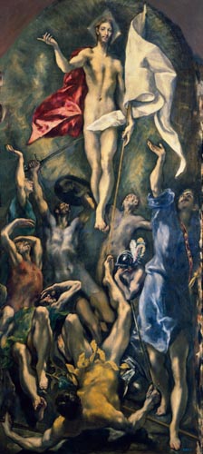 The resurrection Christi. from El Greco (aka Dominikos Theotokopulos)