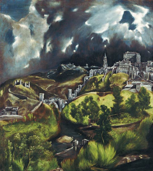 View of Toledo from El Greco (aka Dominikos Theotokopulos)