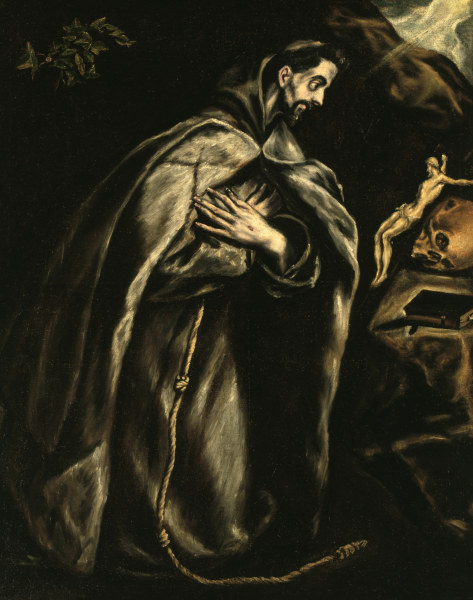 Francis of Assisi from El Greco (aka Dominikos Theotokopulos)