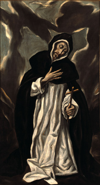 St.Dominic Praying from El Greco (aka Dominikos Theotokopulos)