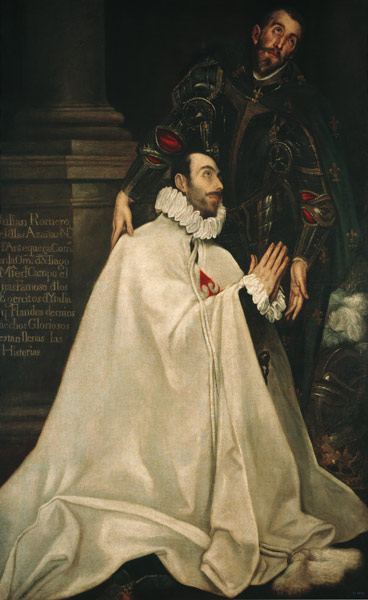 Julian Romero de las Azanas with St. Julian from El Greco (aka Dominikos Theotokopulos)
