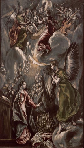 Mariae Verkuendigung from El Greco (aka Dominikos Theotokopulos)