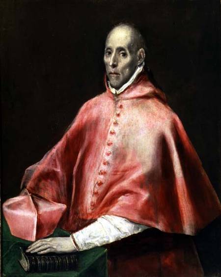 Portrait of Cardinal Juan de Tavera from El Greco (aka Dominikos Theotokopulos)