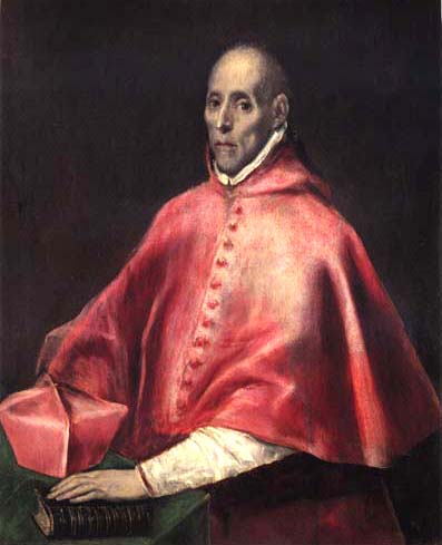 Portrait of the cardinal Tavera from El Greco (aka Dominikos Theotokopulos)