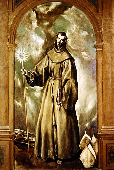 Saint Bernard from El Greco (aka Dominikos Theotokopulos)