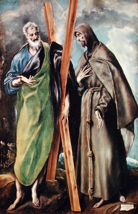 SS. Andrew and Francis of Assisi from El Greco (aka Dominikos Theotokopulos)