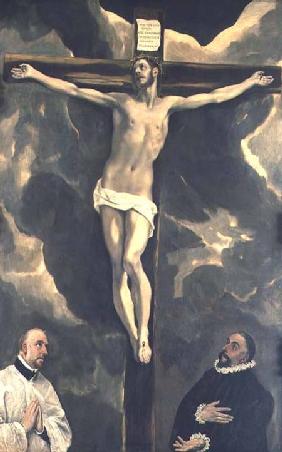 The Crucifixion with Two Donors