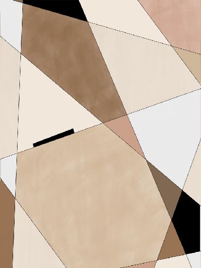 Geometric Beige art No.1
