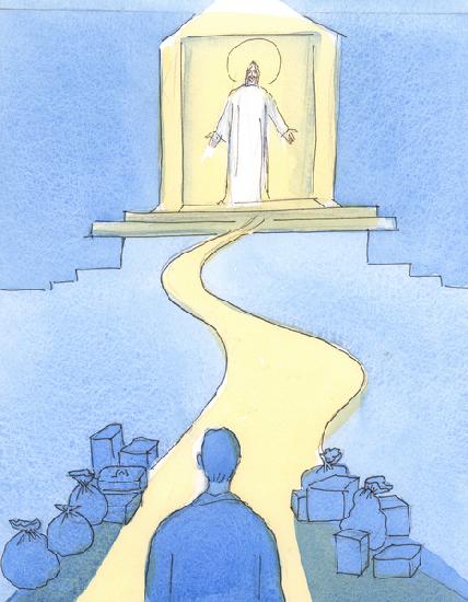 Christ awaits us at the tabernacle, as if at the Doorway to Heaven