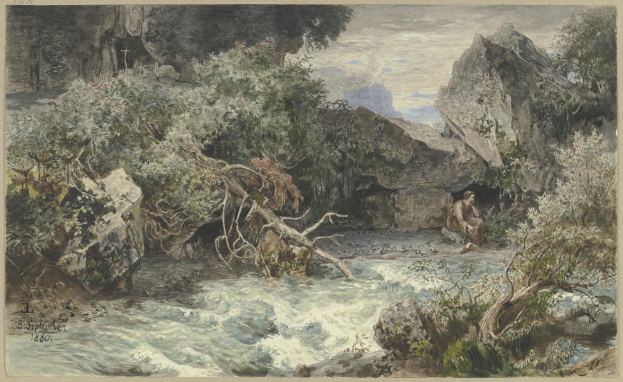 Wild stream with hermit from Emil Lugo
