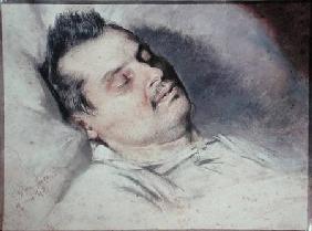 Honore de Balzac (1799-1850) on his Deathbed