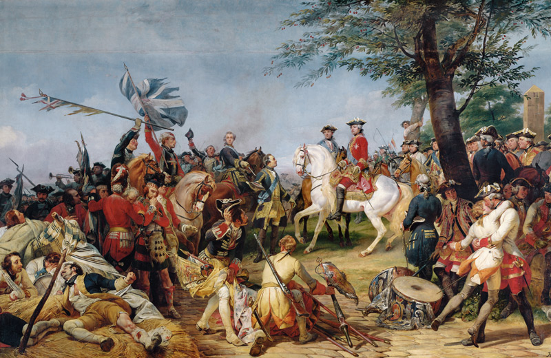 Battle of Fontenoy / H.Vernet from Emile Jean Horace Vernet