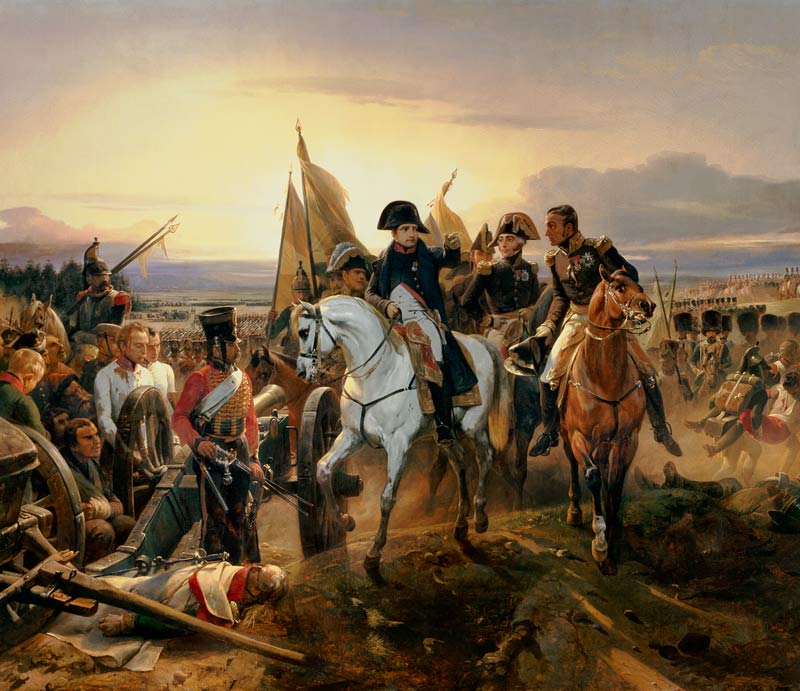 The Battle of Friedland from Emile Jean Horace Vernet