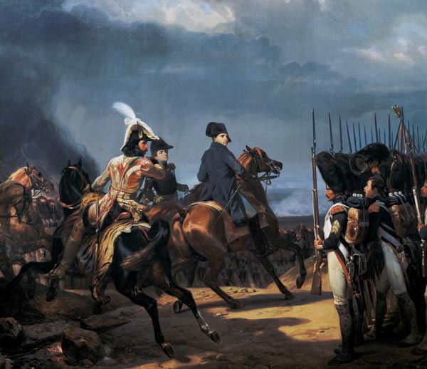 Napoleon at Jena / Ptg.by H.Vernet /1836 from Emile Jean Horace Vernet