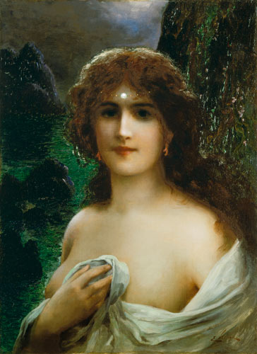 A Sea Nymph from Emile Jean Horace Vernet