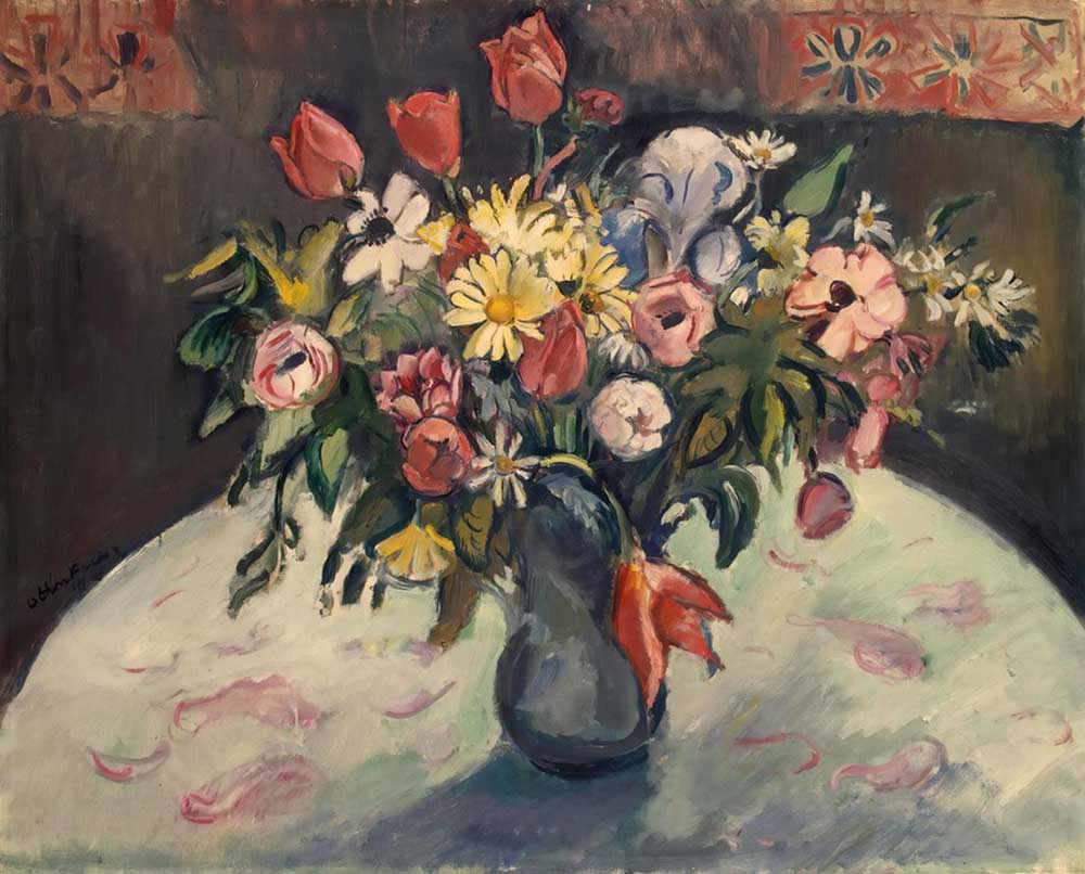 Flowers (tulips and daisies) from Emile Othon Friesz