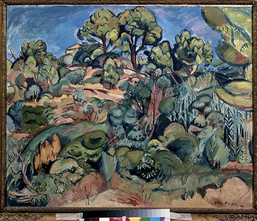 Trees in Cassis from Emile Othon Friesz